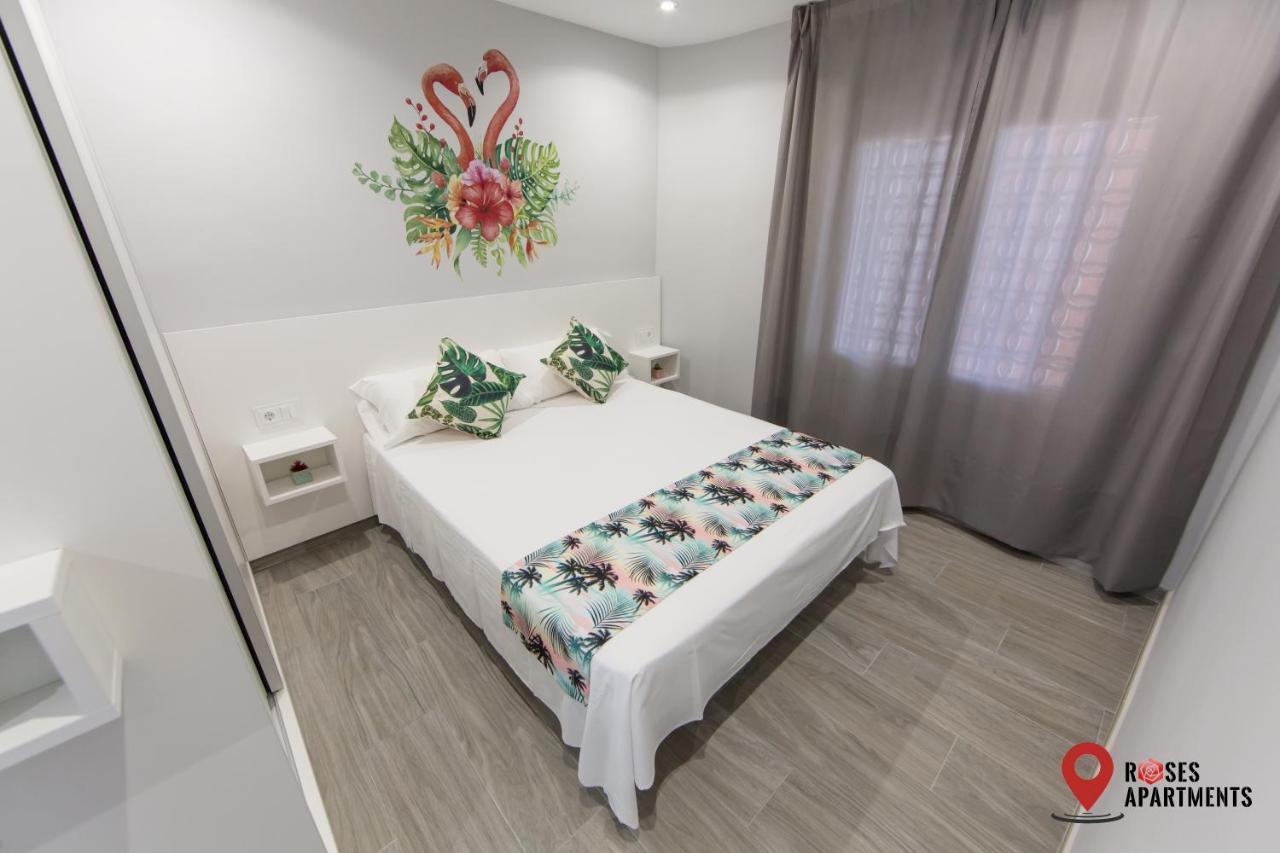 Roses Apartments Tropical Loft Vista Mar Lateral Buitenkant foto