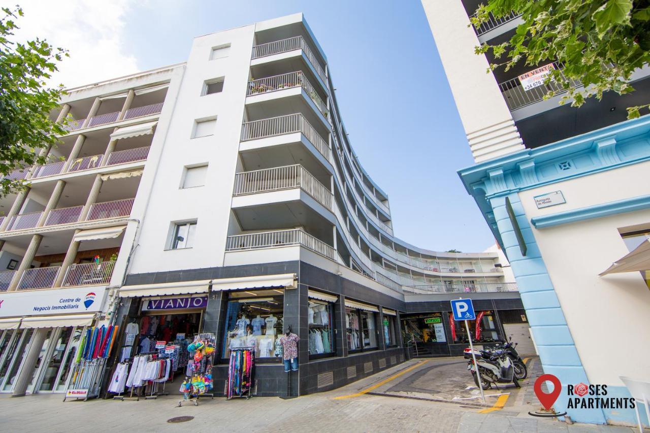 Roses Apartments Tropical Loft Vista Mar Lateral Buitenkant foto